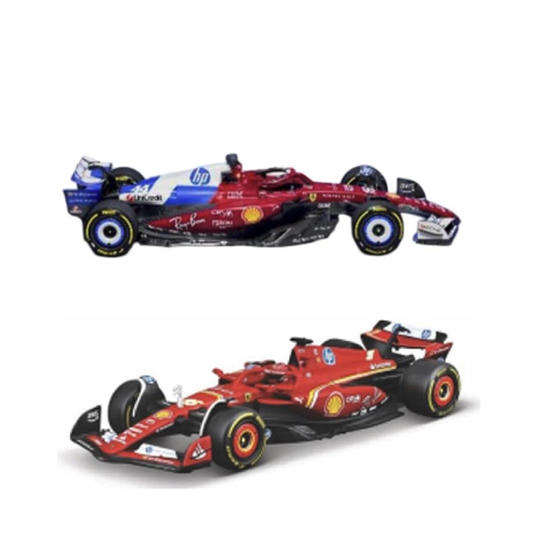 Bburago 1:24 F1 Ferrari Sf-25 2025 Model Kit Hamilton Miami GP Model
