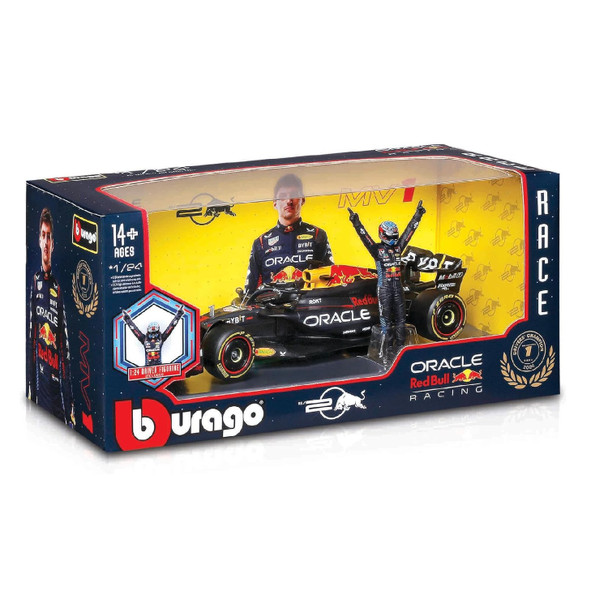 Bburago 1:24 F1 Red Bull Racing Rb20 2024 With Driver Figure Model