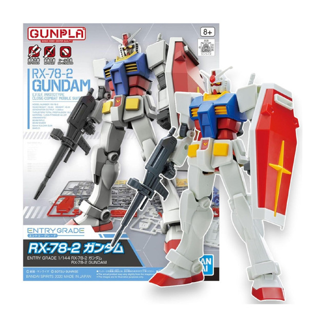 Gunpla Eg 1/144 Rx-78-2 Gundam Model Kit