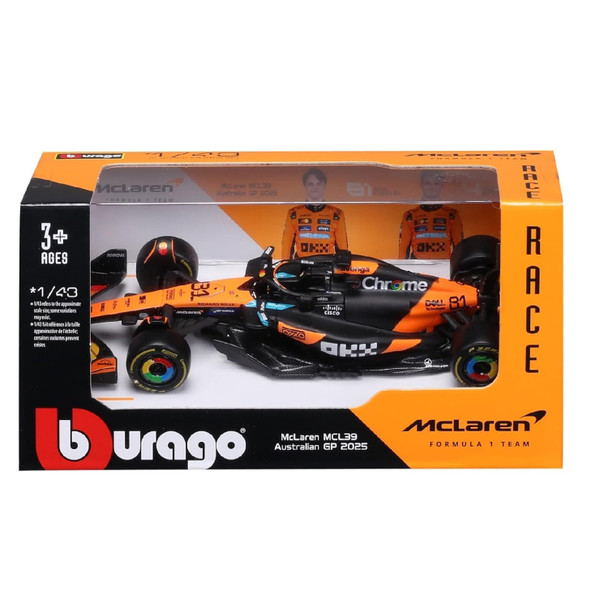 Bburago 1:43 F1 Mclaren Mcl39 2025 Piastri Australia GP