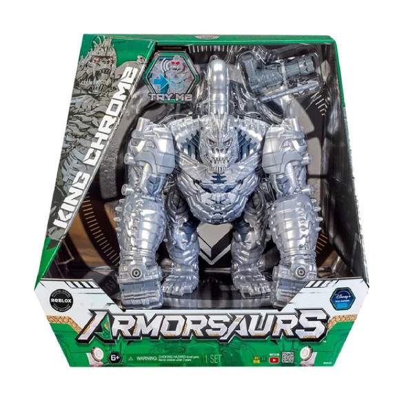 King Chrome — the ultimate Armorsaurs villain Model