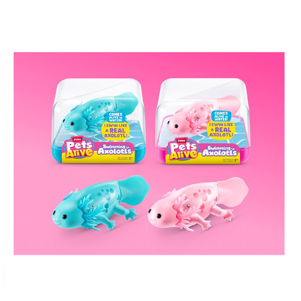 Pets Alive Swimming Axolotl - Series 1 Interactive Animal