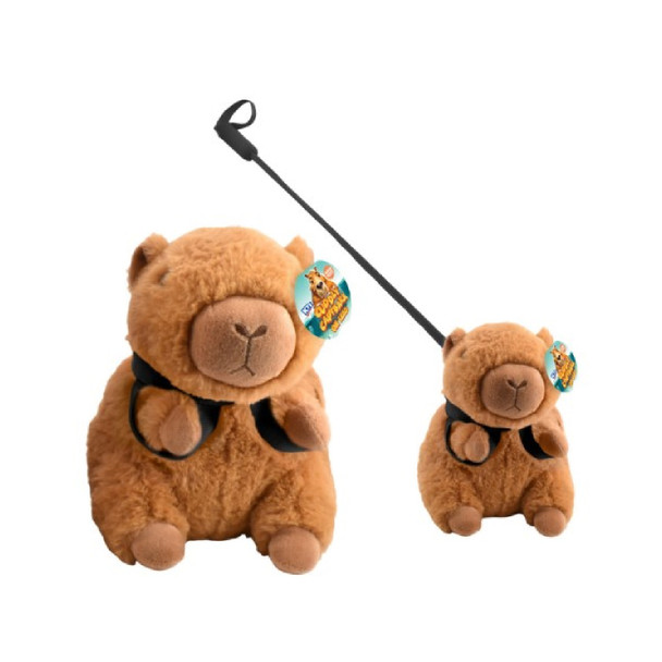 Kandy Toys Capybara On Lead Plush Toy