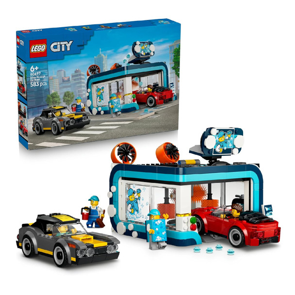 Lego My City Drive-Through Car Wash Set