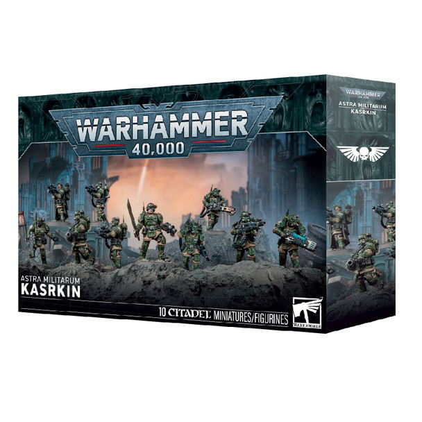 Warhammer 40,000 Astra Militarum: Kasrkin Squad - Elite Cadia Infantry Miniatures