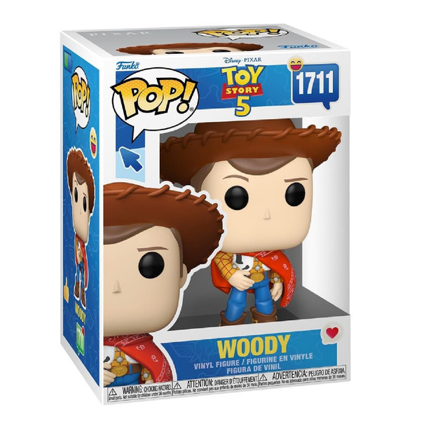 Funko Pop! Disney Pixar Toy Story 5 Woody Vinyl Figure