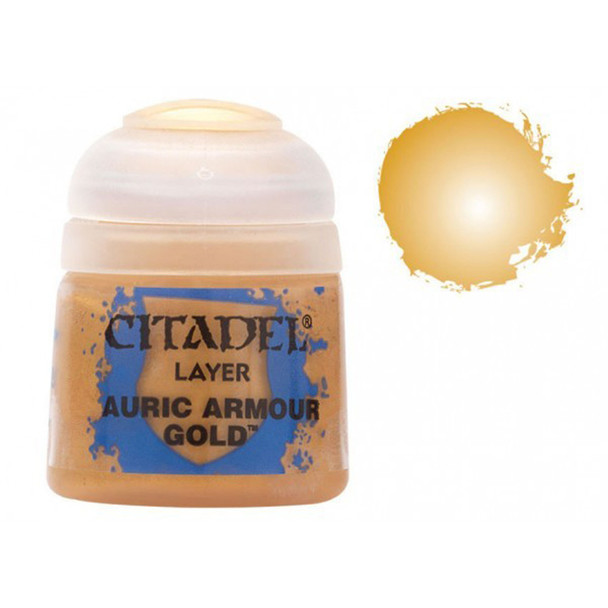 Games Workshop - Citadel Colour Layer: Auric Armour Gold (12ml) Paint