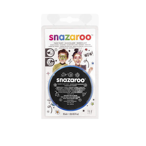 Snazaroo Face Paint 18ml - Black