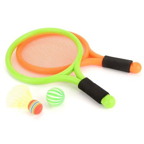 Loud Racket Toyrific Wooden Effect 38cm Racket Set
