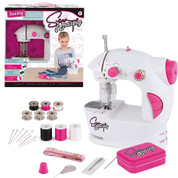 Sew Amazing TY6142 Sew Station Complete Textile Sewing Machine Set for Kids