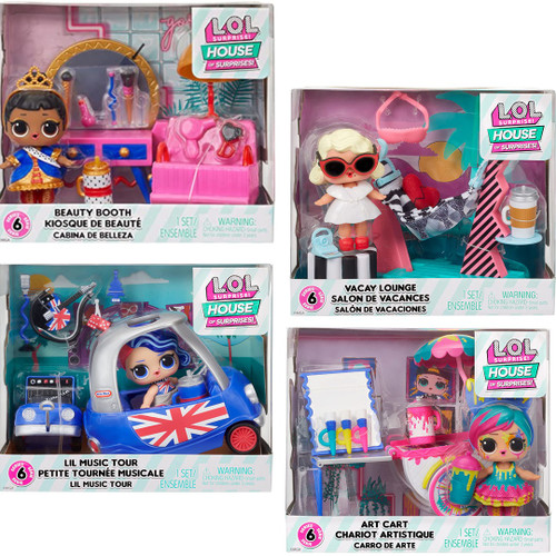 L.O.L. Surprise House Of Surprises Furniture Playset With Doll
