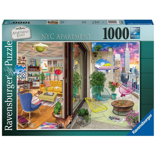 Ravensburger NYC New York City Apartment Vision 1000 Piece Jigsaw Puzzle