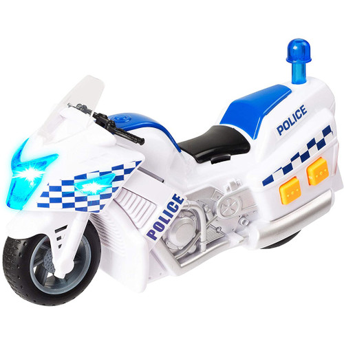 Helicopter Toy Teamsterz Small Light & Sounds Police Motorbike Toy