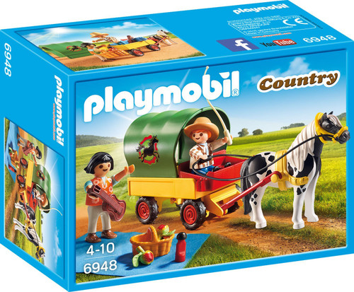 Playmobil 6948 Country Picnic with Pony Wagon