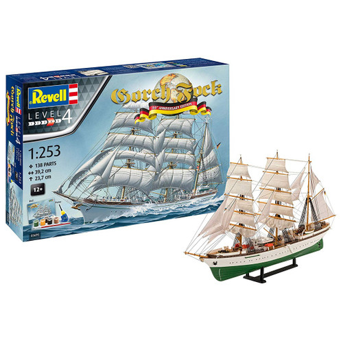 Revell 5695 Gorch Fock 60th Anniversary Edition Scale 1:253 Plastic ...