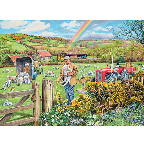 Ravensburger 500 Piece Puzzle Happy Days at Work The Farmer