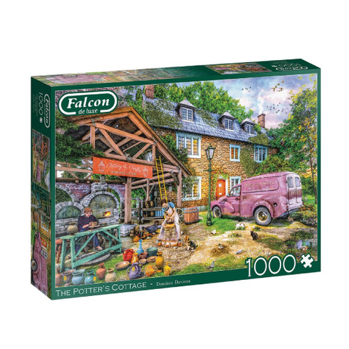 Falcon De Luxe The Potter'S Cottage 1000 Piece Jigsaw Puzzle