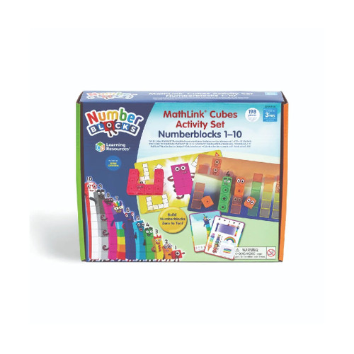 Mathlink Cubes Activity Set Numberblocks 1-10