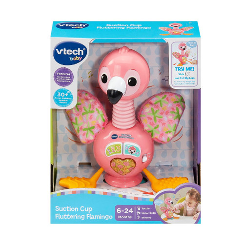 Flutterpump Toy Vtech Suction Cup Fluttering Flamingo Interactive Toy