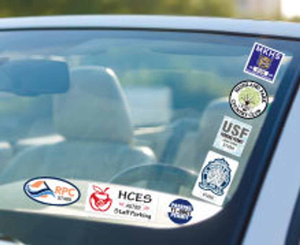 Parking Permit Decals & Clings