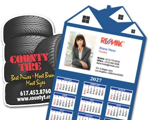 custom shape realtor magnets