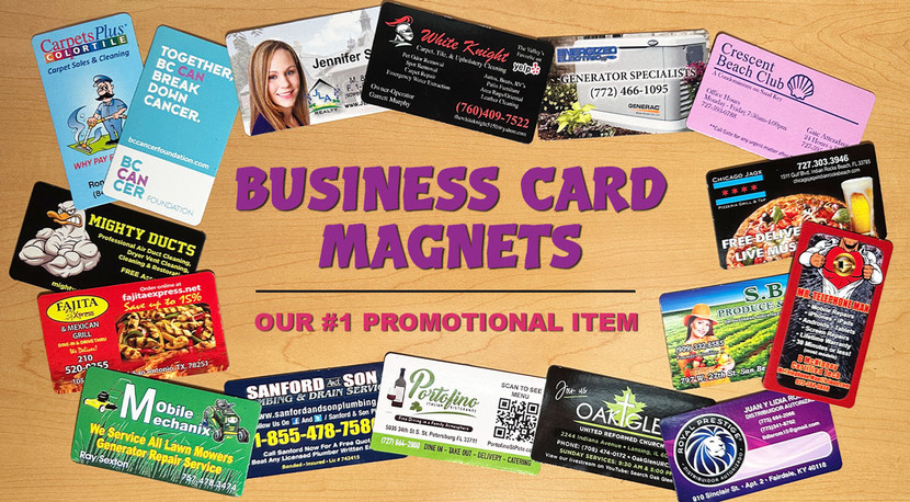 4 Reasons Why Business Card Magnets Are Our #1 Promotional Item