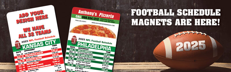 2025 NFL Football Schedule Magnets