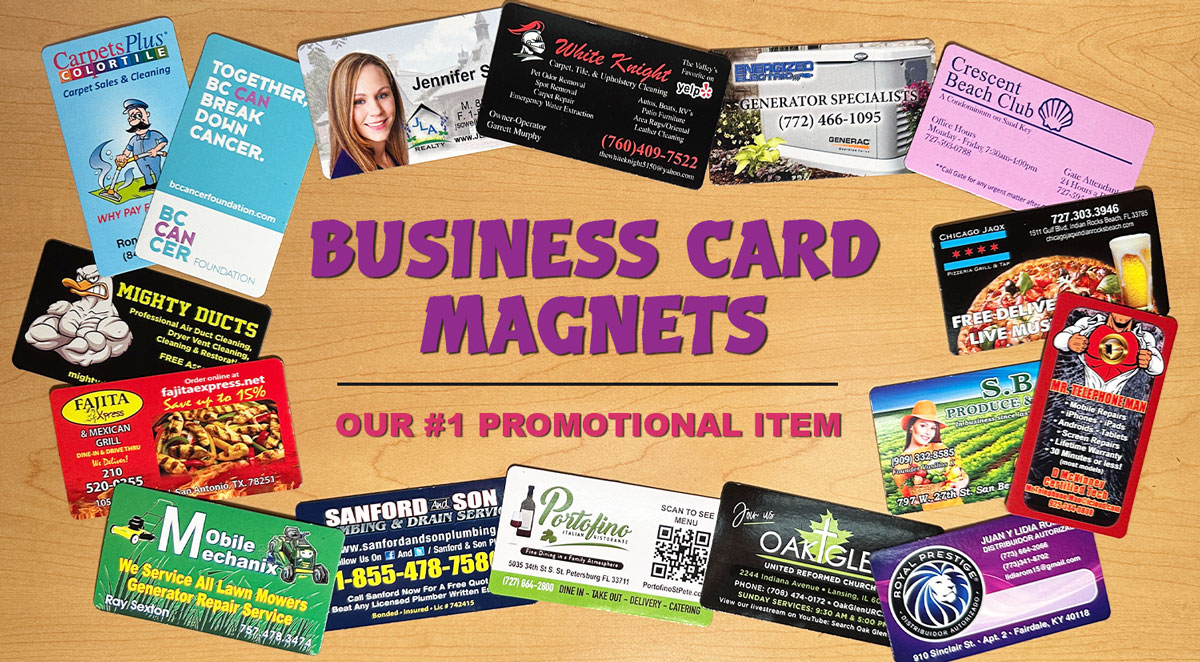 Business Card Magnets - Promotional Product Inc.