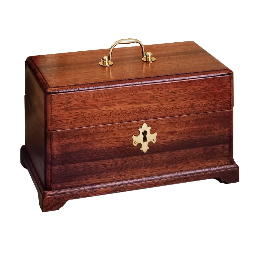 クロ❗️アンティークの円形ティーキャビネット　Tea Cabinet Chippendale Tea Caddy - BayneBox.com