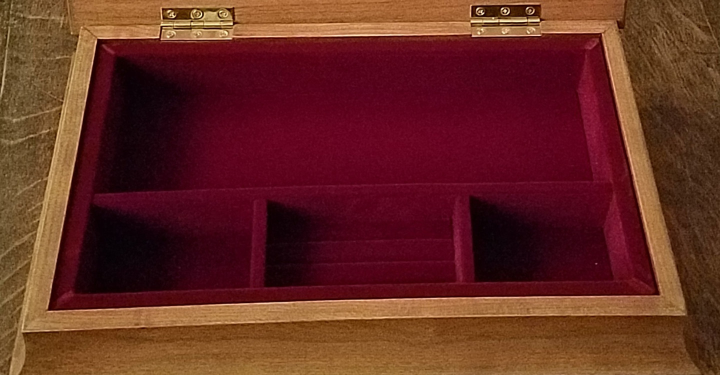 Jewelry Box Liner for Irish Jewelry Chest, Sarah's Chest & Desk Display Chest