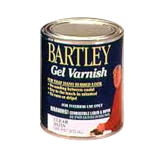 Bartley Gel Stain Clear Varnish (quart)