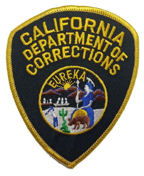 Dept. of Corrections Police Patch (large) (CA)
