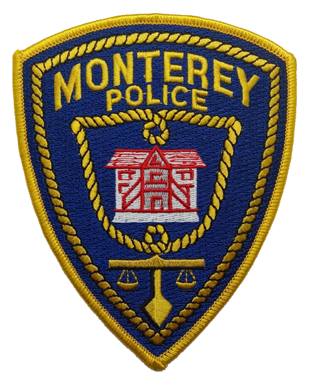 Monterey Police Patch (yellow edge/embroidered) (CA)