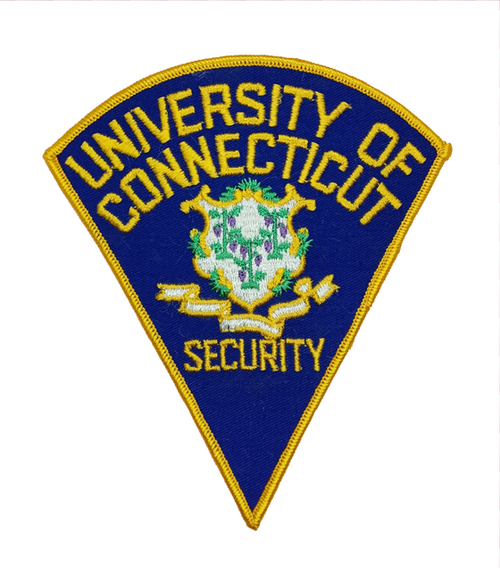 School: University of Connecticut Security Police Patch (blue/yellow) (CT)