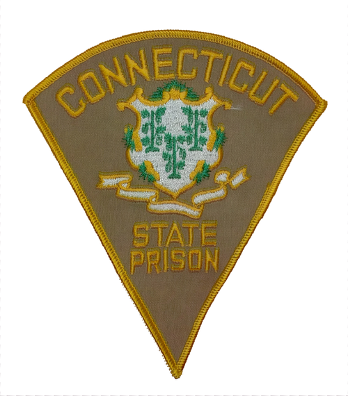 State Prison Police Patch (tan) (CT)