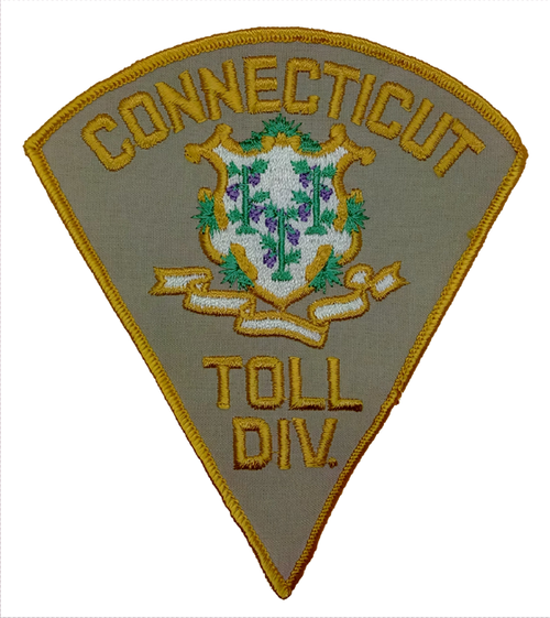 Toll Division Police Patch (tan) (CT)