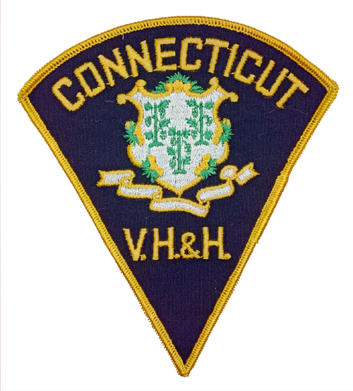 V.H. & H. Police Patch (black) (CT)
