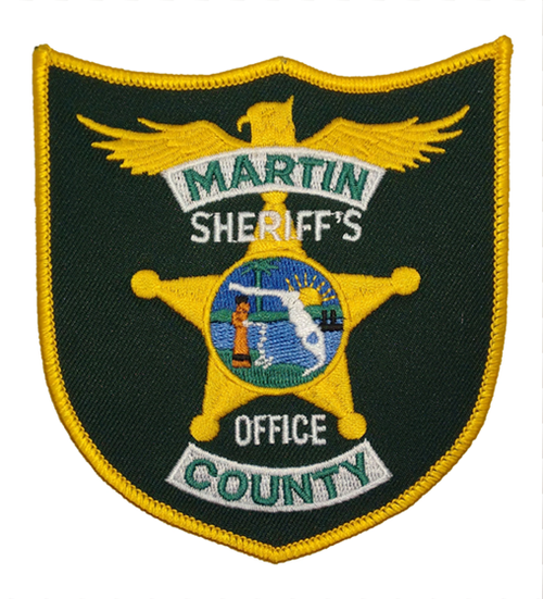 Sheriff: Martin County Sheriff's Office Police Patch (gold star) (FL)