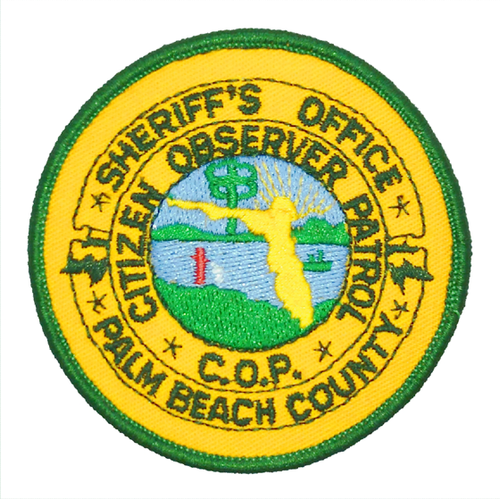 Sheriff: Palm Beach County C.O.P. Sheriff's Office Police Patch (FL)