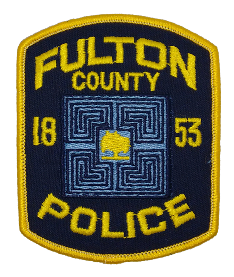 Fulton County 1853 Police Patch (GA)