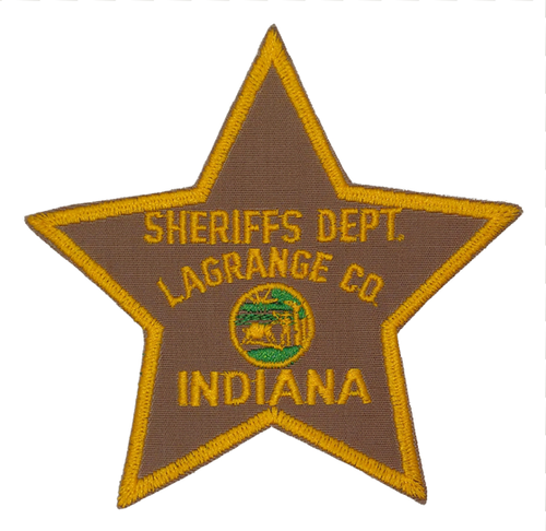 Sheriff: Lagrange Co. Sheriff's Dept. Police Patch (cut edge) (IN)