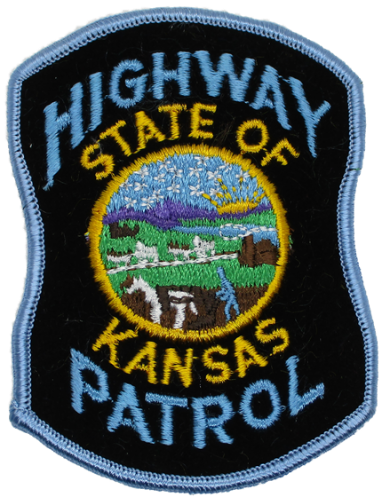 State: Highway Patrol Police Patch (felt) (KS)