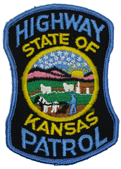 State: Highway Patrol Police Patch (twill) (KS)