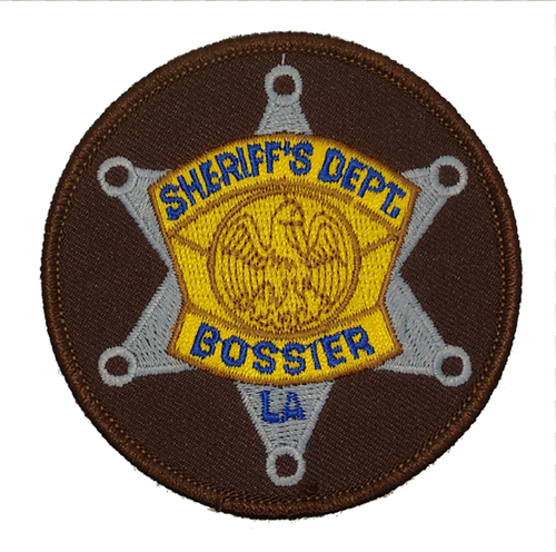 Sheriff: Bossier Sheriff's Dept. Police Patch (round shape) (LA)
