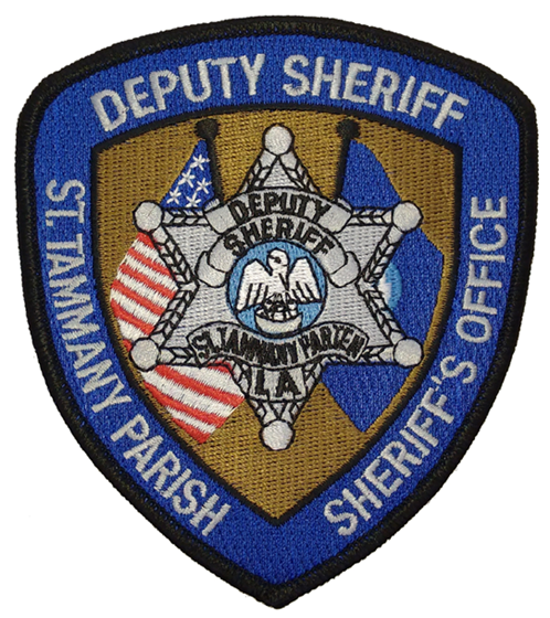 Sheriff: St. Tammany Parish Deputy Sheriff's Office Police Patch (flags) (LA)