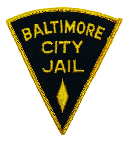 Baltimore City Jail Police Patch (triangular) (MD)