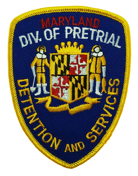 Division of Pretrial Detention and Services Police Patch (MD)