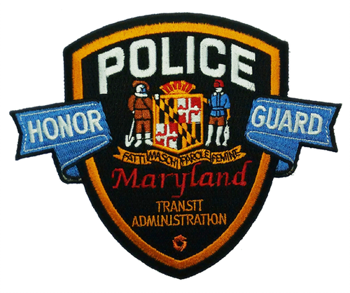 MD Transit Administration Honor Guard Police Patch (MD)