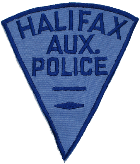 Halifax Aux. Police Patch (light blue/twill/blue letters) (MA)