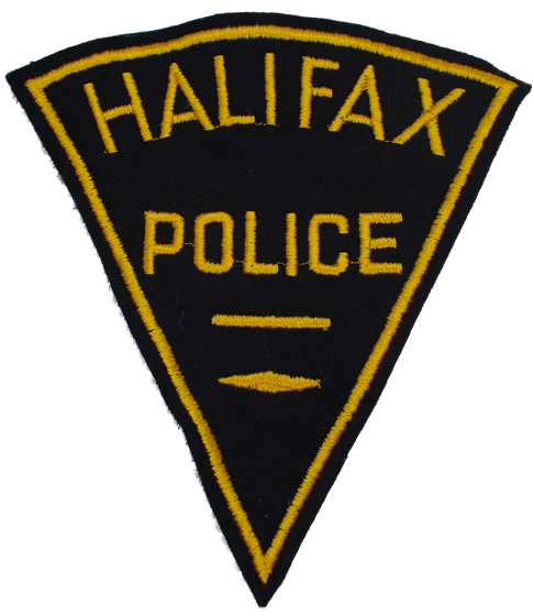 Halifax Police Patch (black/felt)(MA)